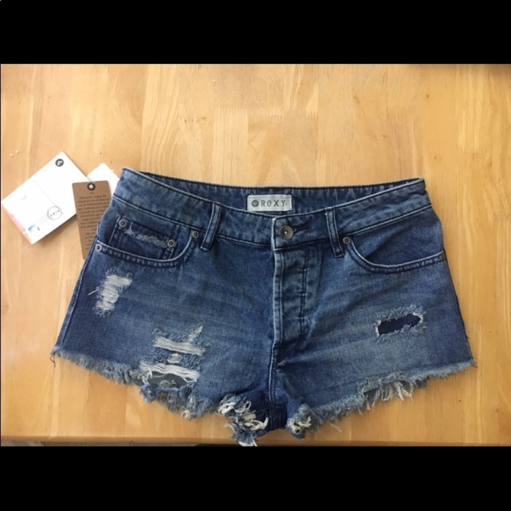 Roxy jean shorts